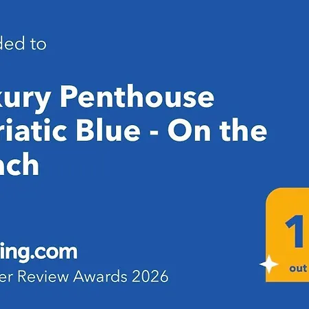 Luxury Penthouse Adriatic Blue - On The *